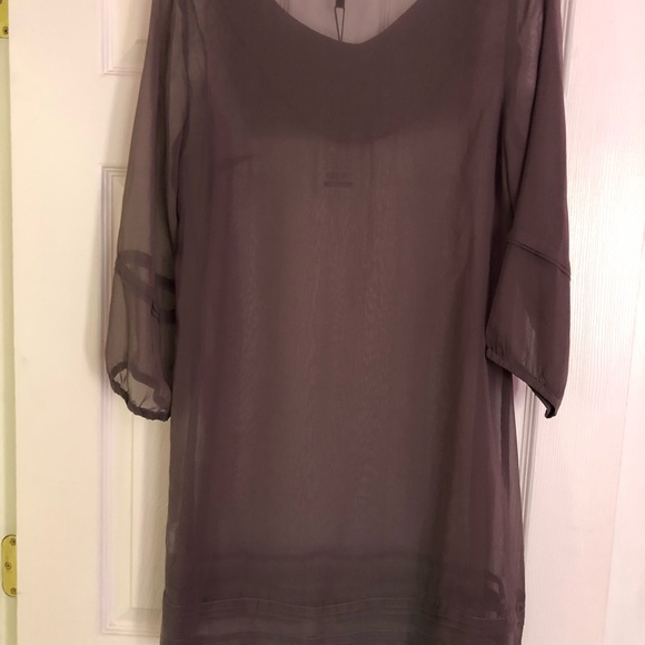 B.Young Collezione Gray Tunic Top - Picture 7 of 8